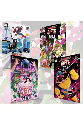Peter Parker & Miles Morales Spider-Men: Çifte Bela 1-2-3-4 Fasikül Set (4 Ayrı Fasikül)