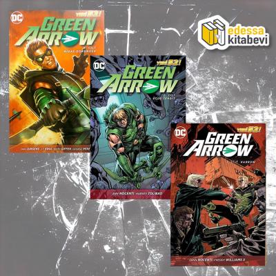 Green Arrow Cilt 1-2-3 Set (Midas Dokunuşu-Üçlü Tehdit-Harrow) Dan Jur