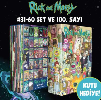 Rick And Morty 31-60 Set ve 100. Sayı (Kutulu)