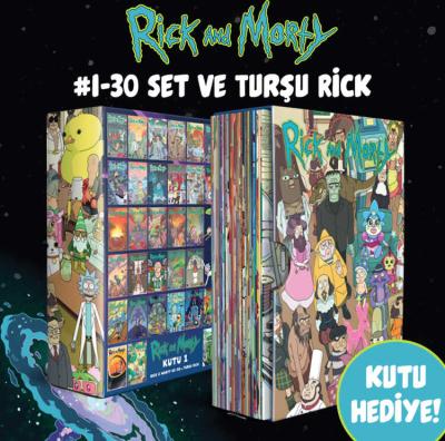 Rick And Morty 1-30 Set ve Turşu Rick (Kutulu)
